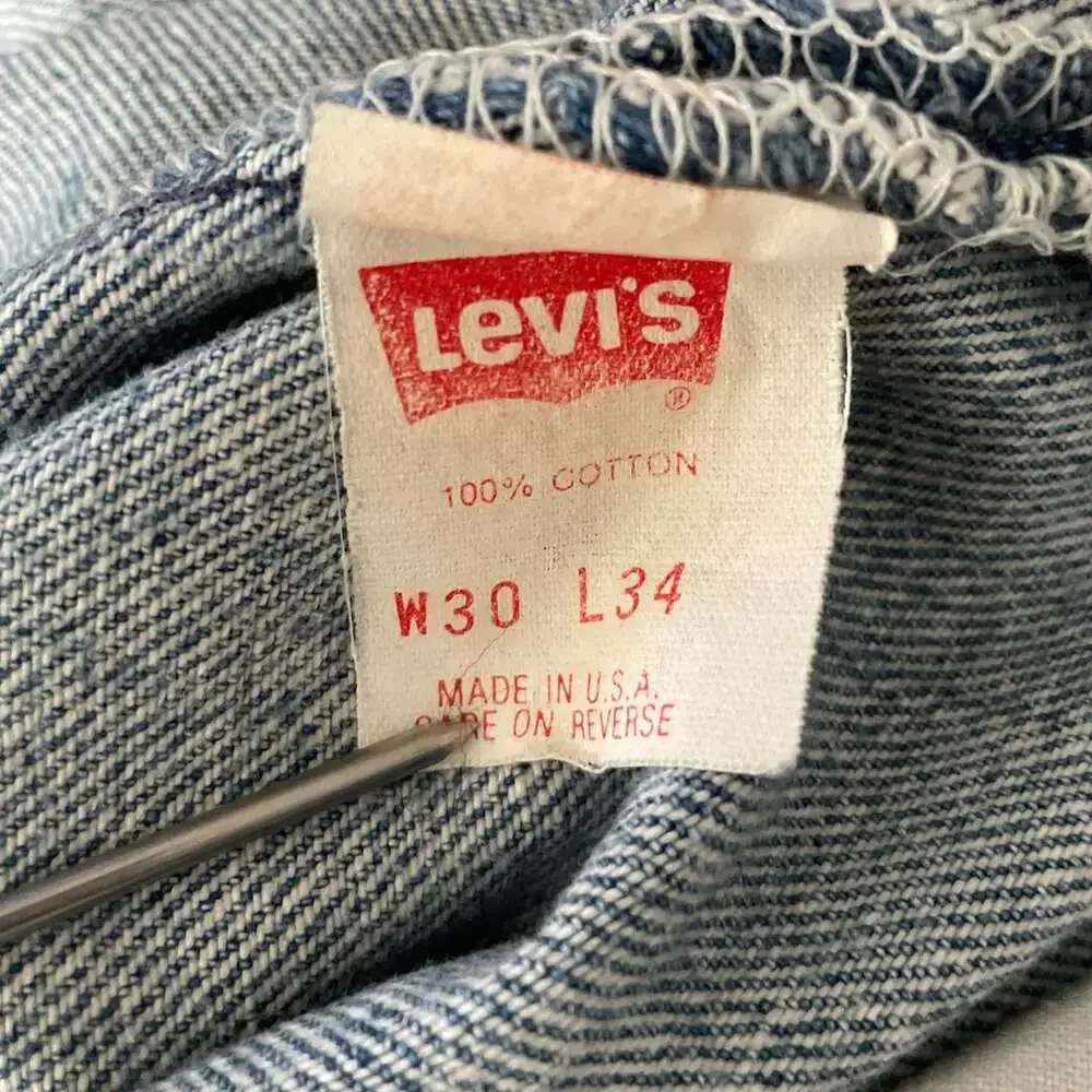 Levi’s 501 USA Made Paint Splatter Jeans Grunge Distressed Workwear W30